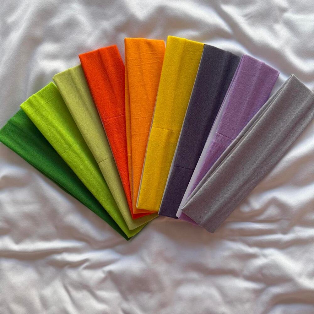 Multicoloured pack of headbands never